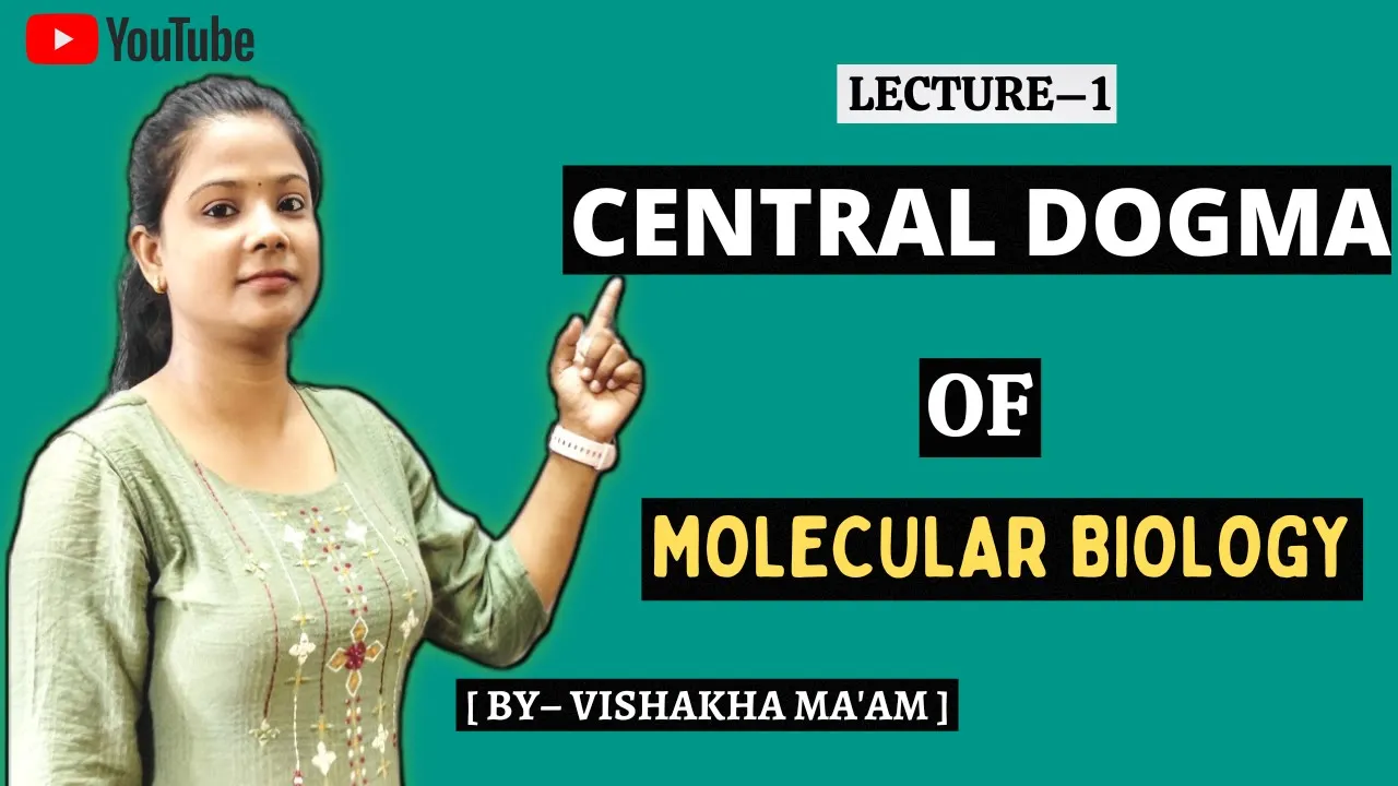 CENTRAL DOGMA OF MOLECULAR BIOLOGY [ BY– Vishakha Ma'am ]