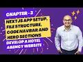 NextJS Course Tutorial - Create App File Structure Code NavBar and Hero
