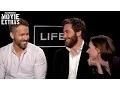 Life Q A with Ryan Reynolds Rebecca Ferguson and Jake Gyllenhaal