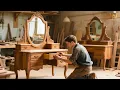 Download Lagu Incredible Craftsmanship –Handmade Vanity Table With Ornate Carvings