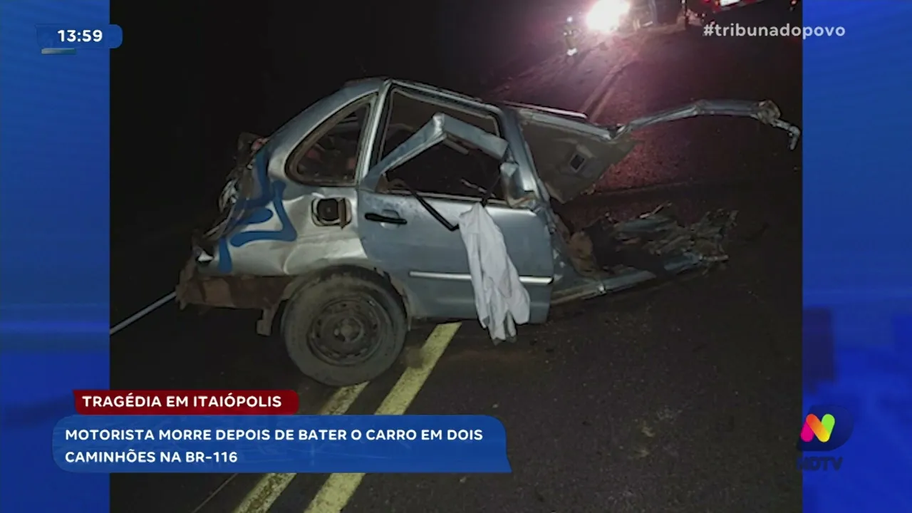 Tragédia no Planalto Norte: jovem perde a vida em grave acidente de carro