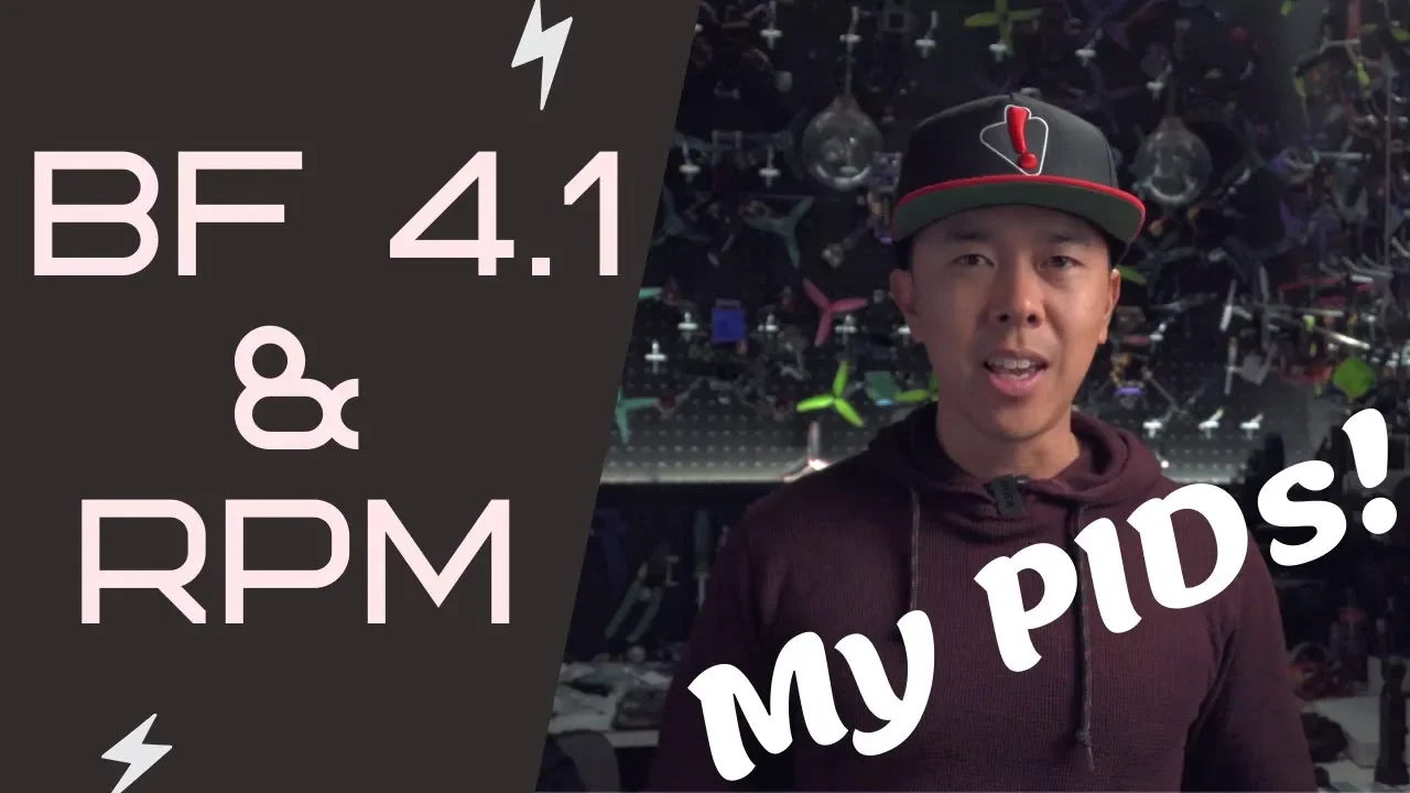 My Betaflight 4.1 PIDs & RPM settings | Tune