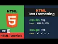 HTML Sub and Sup Tags Explained Subscript and Superscript in HTML