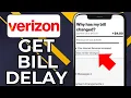 HOW TO GET A PAYMENT EXTENSION WITH VERIZON 2026