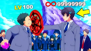 شاب بيموت وبينتقل لعالم تاني وبيفكروه الكل ضعيف لكنه بيصدمهم بقوته الاسطوريه ملخص انمي Sokushi 