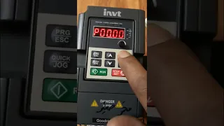 التحكم في إعادة ضبط المصنع انفرتر INVT GD10 Factory Reset 