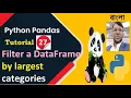 Python Pandas Tutorial 27 Filter a DataFrame by largest categories Aksadur Bangla