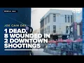 One dead eight wounded as two shootings erupt in downtown Mobile after Joe Cain Day - NBC 15