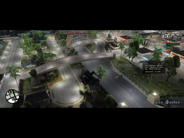 GTA SA at Night with RTX Remix (Real Ray Tracing)