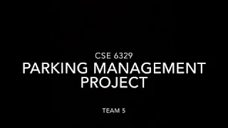 Selenium test coverage for Parking Management