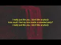 Bella Poarch & 6arelyhuman - Don't Like Anybody (Lyrics)