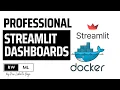 Professional Streamlit dashboards with Docker