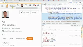 The way to see hover state with Chrome DevTools