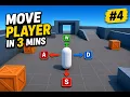 Player Movement in Unity 3D in 3 Minutes Beginner Tutorial 2026