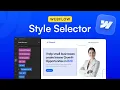 Style Selector 101 in Webflow