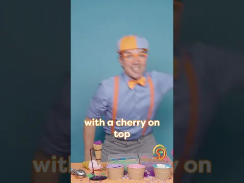 Kinetic Sand + Rainbow Sprinkle Ice Cream?! #singalong #icecream #blippi
