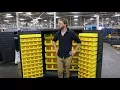 Custom Spotlight Bin Cabinet