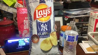 Let s try limited edition Lays Potato Chips NY Yankee Classic
