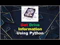 Get Disk Information Using Python Pycharm Hard Disk