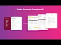 Adobe Document Generation APIs