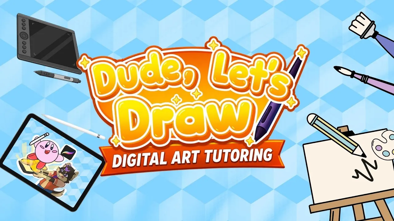 Dude, Let's Draw Digital Art Tutoring