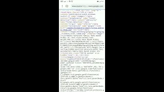 View Source On Mobile Chrome 
