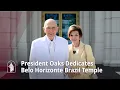 President Oaks Dedicates the Belo Horizonte Brazil Temple