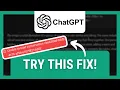How to Fix ChatGPT Unable to Load Conversation Step-by-Step