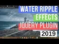 Water Ripples Effects using jQuery Plugin In Hindi