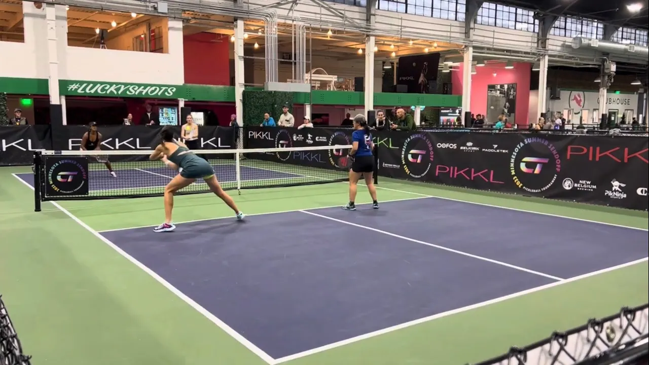 Women’s open division gold medal match CT summer sendoff Pickleball tournament