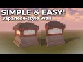 SIMPLE EASY TO BUILD Japanese-style wall CORNERS Minecraft 1 19