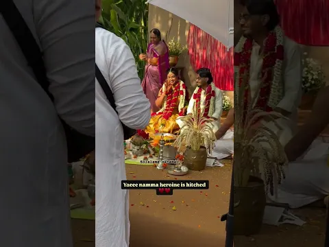 Bharathi kannama serial actress roshini wedding celebration viral video #shorts #video #reels