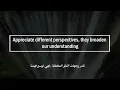 Embrace diversity and appreciate different perspectives
