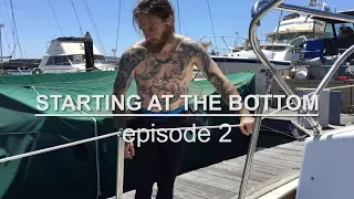 Sailing Vessel Triteia – Starting At The Bottom – Episode 2 – Cleaning the Bottom of a Sailboat