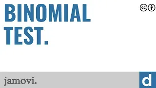 Binomial test jamovi
