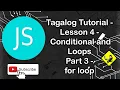 JavaScript Tagalog Tutorial - Lesson 4