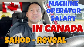Sahod Reveal Machine Operator Salary in Canada