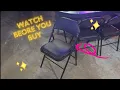 Amazon Basics Padded Folding Chairs