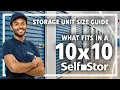 10x10 Storage Unit Size Guide Self Stor Storage