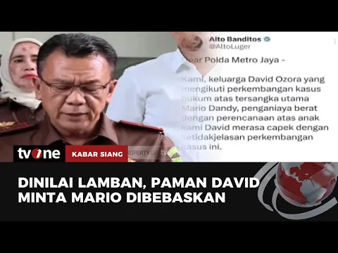 Kecewa, Paman David Ozora Minta Mario Dandy Dibebaskan dan Jadi Duta Free Kick