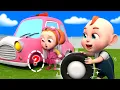 Download Lagu Let's Repair Toys 🚗🚕🚐 - Learn Shapes for Kids + Wheels on the bus | Nursery Rhymes \u0026 Kids Song