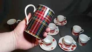 Fine China for sale - Dunoon and Neiman Marcus Coffee Espresso Cups and Saucers