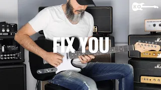 Download Coldplay - Fix You - Electric Guitar Cover by Kfir Ochaion - Donner Guitars MP3
