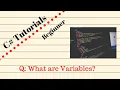 What is a Variable C Tutorials for Beginners Unity MMO Creators