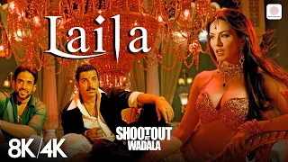 laila 8k 4k music video sunny leone john abraham tusshar k shootout at wadala mika singh
