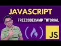 FreeCodeCamp JavaScript Tutorial - Learn JavaScript for web development