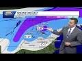 Light snow into weekend