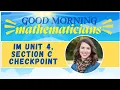 Illustrative Math Grade 5 Unit 4 Checkpoint C KEY