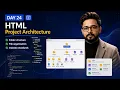 HTML Project Structure Tutorial 2026 Day 24 Folder Structure HTML File Organization