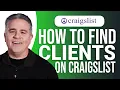 How to Find Clients on Craigslist Quick Guide